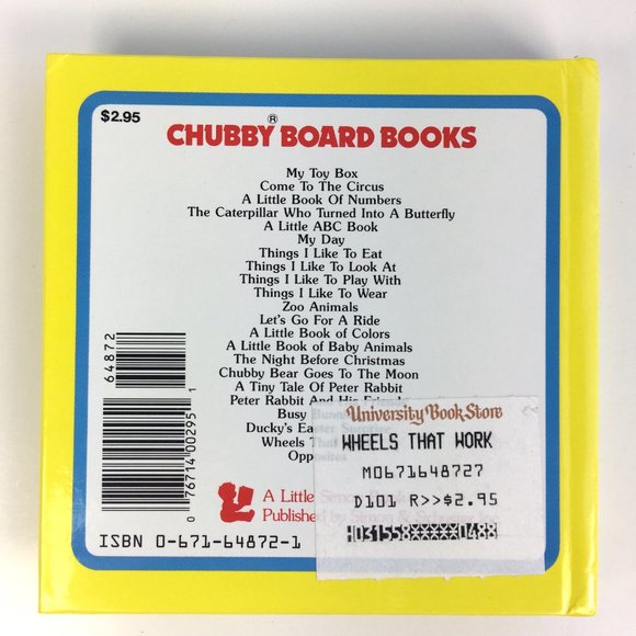 3 Board Books My First Words Corduroy On the Go Wheels That Work - Picture 7 of 7